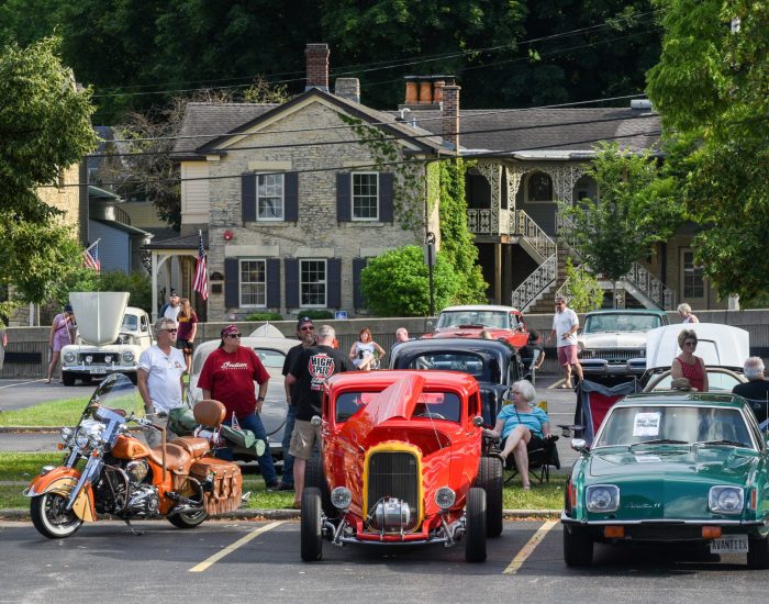 Classic Car Show in downtown Geneva, IL on Thursday, July 4, 2019.